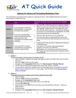 bookshare formatting options