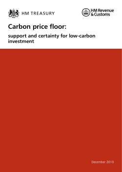 Carbon Price Floor
