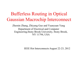 Bufferless Routing Zhang