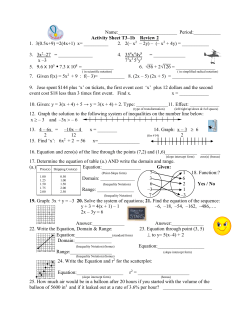 A/S T3-1B Review 2