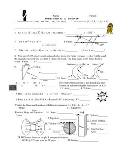 A/S T3.1J STAAR Review 10