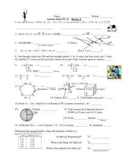 A/S T3.1E STAAR Review 5