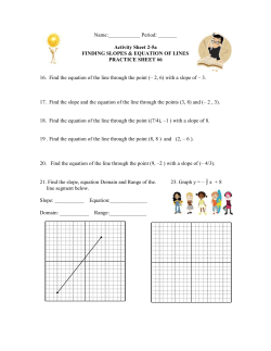 A/S 2.5a Linear Equations Practice Sheet 6