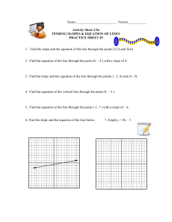 A/S 2-5a Linear Equations Practice Sheet 5