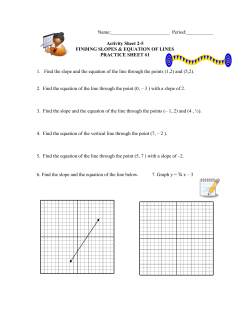 Activty Sheet Practice Sheet 1