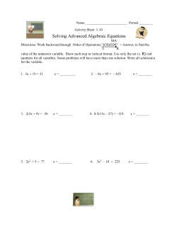 Activity Sheet 1-10