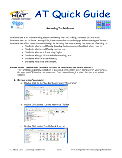 Accessing TumbleBooks (275k pdf)