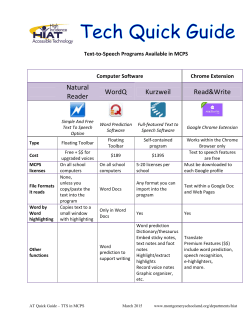 Comparison Chart