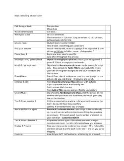 Steps to Making a Book Trailer