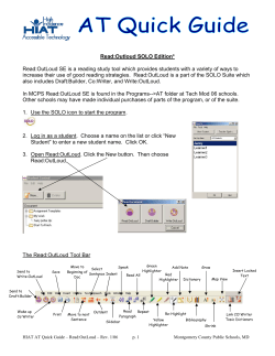 Read:OutLoud Quick Guide (534K pdf)