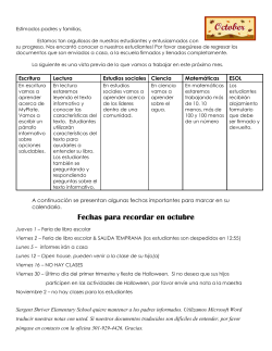 Second Octubre Hoja Informativa