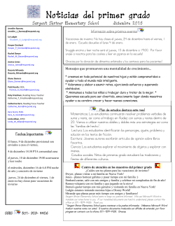 Diciembre - Espanol&nbsp;