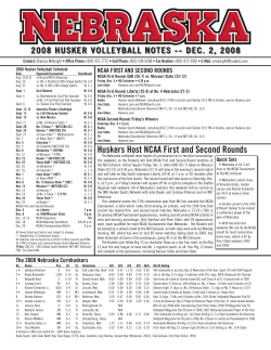 Nebraska's official match notes (PDF format)