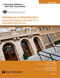 PathwaystoAnEliteEducation