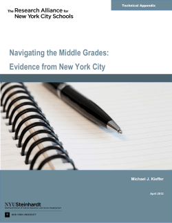 Technical Appendices