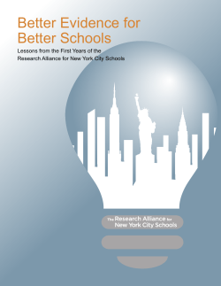BetterEvidenceForBetterSchools
