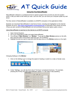 Natural Reader (171K pdf)
