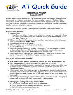 Kurzweil Virtual Printer (242KB pdf)