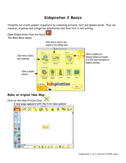 Kidspiration 3 Basics (pdf)