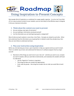 Getting Started with Inspiration (188K pdf)