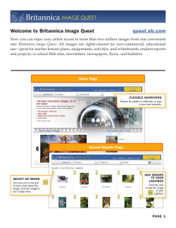 Image Quest Overview Quick Guide by Brittanica (pdf)