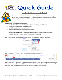 How to provide your students with an individual Bookshare membership (pdf)