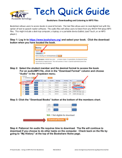 Downloading MP3 files from Bookshare