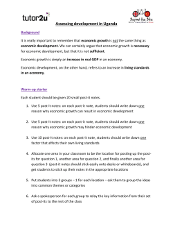 download the Measuring Development in Uganda resource here