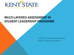 Multi-layered Assessment in Student Leadership Programs