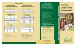 Success of the Living-Learning Community Environment With Regard to Social Interaction and Improved Study Habits