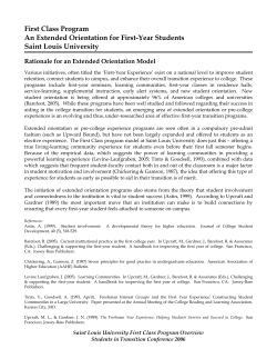 The Undergraduate Experience: Creating Avenues for Campus Dialogue