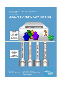 Clinical Learning Communities