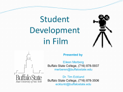 Student Development Theory in Film