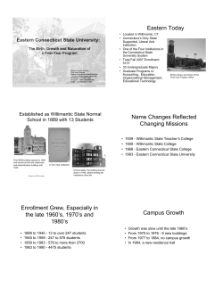 The Birth, Growth, and Maturation of a First-Year Program