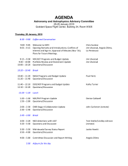 Meeting Agenda