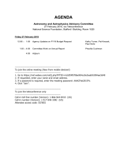 Agenda