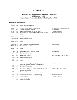 Agenda