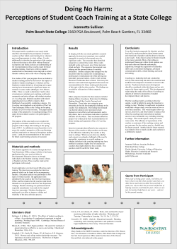 PR-104 s2s Coaching A Student Coaching Model - POSTER
