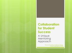 CT-194 Collaboration for Student Success