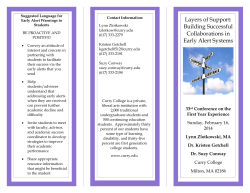 CT-8 Layers of Support Building Successful -FYS Brochure Outside