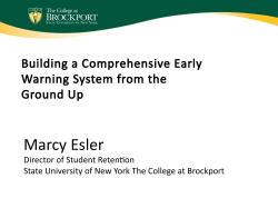 Building a Comprehensive Early Warning System From the Ground Up