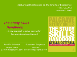 The Study Skills Handbook - A New Approach to Active Learning for First-Year Students and Beyond
