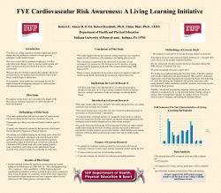 Impact of First Semester College Experience on Cardiovascular Risk Factor Development and Implications for Campus-based Programming for Risk Reduction and Health Promotion