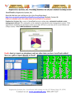 Optimizing and Automating Your Center Services Data