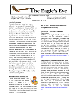 Eagle's Eye, August 30, 2013