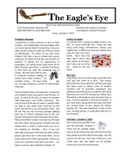 Eagle's Eye, October 4, 2013