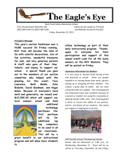 Eagle's Eye, November 22, 2013