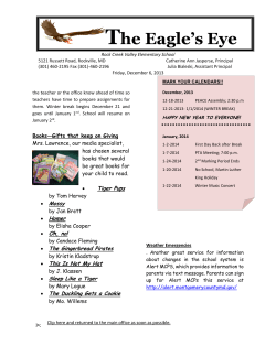 Eagle's Eye, December 6, 2013