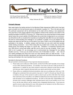 Eagle's Eye, February 28, 2014