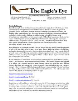 Eagle's Eye, March 14, 2014